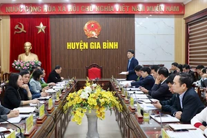 Huyện Gia Bình, tỉnh Bắc Ninh triển khai kế hoạch liên quan đến Dự án Đầu tư xây dựng Cảng vận chuyển hàng hóa tại xã Cao Đức.