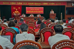 Hội nghị lần thứ 20, Ban Chấp hành Đảng bộ tỉnh Hải Dương khóa 17 triển khai công tác chuẩn bị đại hội đảng cấp cơ sở và cấp trên cơ sở.