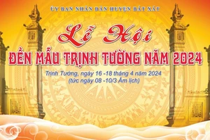 Lễ hội Đền mẫu Trịnh Tường năm 2024 sẽ diễn ra tại Đền Mẫu Trịnh Tường huyện Bát Xát (Lào Cai).