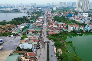 Dự án mở rộng đường Tam Trinh (quận Hoàng Mai) đang được triển khai quyết liệt sau nhiều năm vướng mắc về giải phóng mặt bằng.