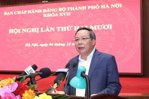 Phó Bí thư Thường trực Thành ủy Hà Nội Nguyễn Văn Phong quán triệt tư tưởng, quan điểm chỉ đạo của Đảng và của Tổng Bí thư Tô Lâm về Kỷ nguyên phát triển mới - Kỷ nguyên vươn mình của dân tộc Việt Nam.