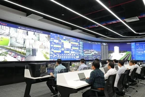 Một góc Trung tâm An ninh mạng thuộc Trung tâm Đổi mới sáng tạo Việt Nam-Singapore tại Bình Dương.