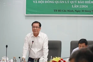 Ông Lê Thanh Hưng phát biểu tại Hội nghị Ban Chấp hành Hiệp hội Cao-su Việt Nam.