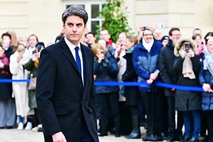 Ông Gabriel Attal trở thành Thủ tướng trẻ nhất trong lịch sử nước Pháp. Ảnh: AFP