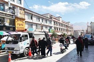 Một góc Lhasa.