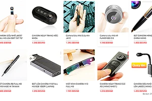 Không khó để tìm mua sản phẩm camera mini trên mạng.
