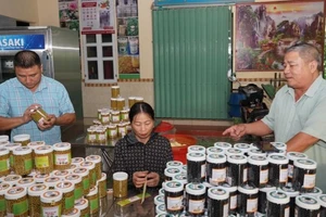Sản phẩm OCOP chất lượng cao ở Hợp tác xã Yên Sơn, Tam Điệp (Ninh Bình).