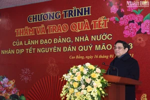 Thủ tướng Phạm Minh Chính phát biểu tại chương trình. (Ảnh: Trần Hải)