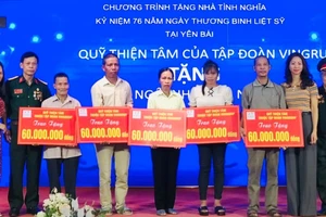 Quỹ Thiện Tâm trao tặng nhà tình nghĩa cho các gia đình chính sách tại tỉnh Yên Bái.