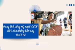 Hàng thủ công mỹ nghệ OCOP Việt Nam: Rất cần những bàn tay thiết kế