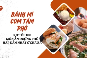 [Infographic] 3 món ngon Việt Nam lọt tốp 100 món ăn đường phố hấp dẫn nhất ở châu Á