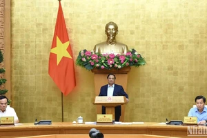 Thủ tướng Phạm Minh Chính chủ trì phiên họp chuyên đề về xây dựng pháp luật tháng 6/2024.