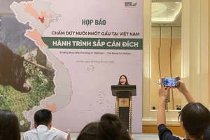 Quang cảnh buổi họp báo.