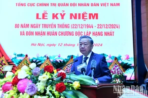 Tổng Bí thư Tô Lâm phát biểu tại Lễ kỷ niệm. (Ảnh: Đăng Khoa)