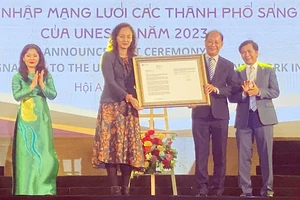 Hội An gia nhập Mạng lưới các Thành phố sáng tạo toàn cầu của UNESCO.