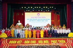 73 Ủy viên Ủy ban MTTQ Việt Nam tỉnh Hà Nam khóa XVII, nhiệm kỳ 2024 - 2029 ra mắt Đại hội.