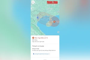 [Video] Theo dõi siêu bão Yagi trên ứng dụng Google Maps