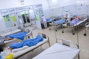 Các bệnh nhân đang được điều trị tích cực tại Bệnh viện Đà Nẵng.