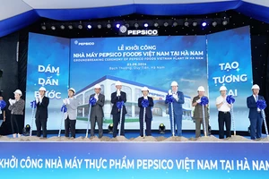 Khởi công nhà máy thực phẩm Pepsico tại Hà Nam.