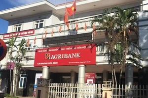 Trụ sở Chi nhánh Ngân hàng Nông nghiệp và Phát triển nông thôn tỉnh Hòa Bình.