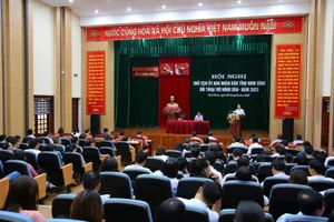 Hội nghị đối thoại Chủ tịch Ủy ban nhân dân tỉnh Ninh Bình với nông dân năm 2023. (Ảnh: Hải Yến).