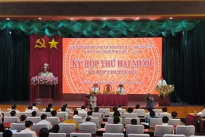 Toàn cảnh Kỳ họp thứ 20 Hội đồng nhân dân tỉnh Bà Rịa-Vũng Tàu.