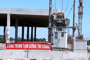 Công trình Công ty Trách nhiệm hữu hạn Kingfa Science & Technology (Việt Nam) đã tạm dừng thi công.