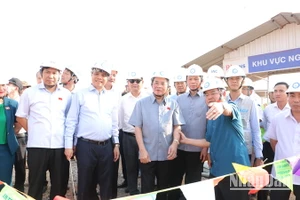 Phó Chủ tịch Quốc hội Nguyễn Đức Hải kiểm tra tiến độ tại Dự án sân bay Long Thành.