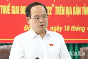 Ông Quản Minh Cường, Phó Bí thư Tỉnh ủy, Trưởng Đoàn đại biểu Quốc hội tỉnh Đồng Nai.