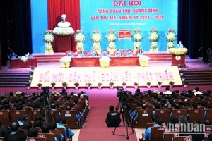 Quang cảnh Đại hội Công đoàn tỉnh Quảng Bình nhiệm kỳ 2023-2028.