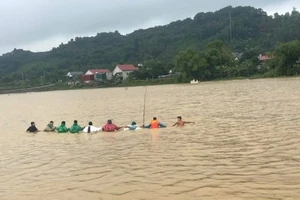 Sáng nay, lực lượng chức năng địa phương và gia đình tìm thấy thi thể anh Cao Văn Cường.