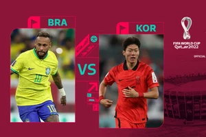 Đội tuyển Hàn Quốc chạm trán đối trọng rất mạnh là đội tuyển Brazil.