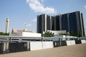 Quang cảnh trụ sở Ngân hàng trung ương Nigeria. (Ảnh: Reuters) 