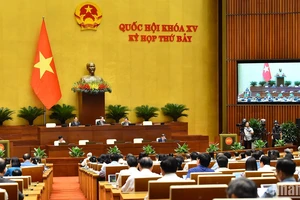 Quang cảnh phiên họp của Quốc hội, ngày 21/6/2024. (Ảnh: THỦY NGUYÊN)