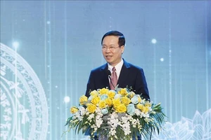 Chủ tịch nước Võ Văn Thưởng phát biểu tại lễ kỷ niệm.
