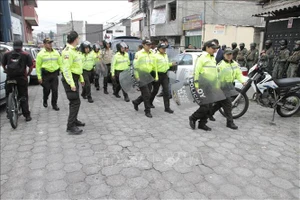 Cảnh sát Ecuador. (Ảnh minh họa: THX/TTXVN)