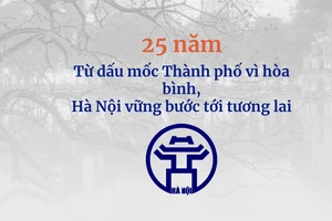 25 năm từ dấu mốc Thành phố vì hòa bình, Hà Nội vững bước tới tương lai 