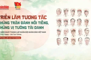 Chiều 18/12, Báo Nhân Dân sẽ khai mạc Triển lãm tương tác “Những trận đánh nổi tiếng, những vị tướng tài danh”.