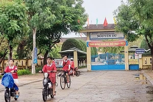 Học sinh trên địa bàn Quảng Nam nghỉ học để phòng, tránh bão Noru.