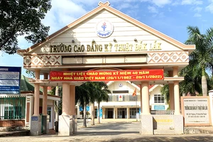 Trường cao đẳng Kỹ thuật Đắk Lắk, nơi xảy ra những sai phạm.