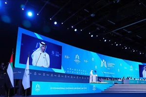 Quang cảnh lễ khai mạc Hội nghị Bộ trưởng Tổ chức Thương mại Thế giới lần thứ 13 ở Abu Dhabi, UAE ngày 26/2/2024. Ảnh: THX/TTXVN