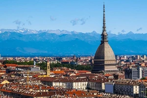 Một góc của Torino, Italia.