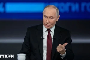 Tổng thống Nga Vladimir Putin. (Ảnh: THX/TTXVN)