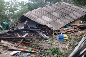 Mưa lớn kèm dông lốc đã làm tốc mái và đổ sập 120 nhà dân ở các địa phương của huyện Sìn Hồ.
