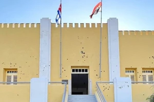 Khu Di tích cách mạng Cuba-Pháo đài Moncada. (Ảnh: TTXVN)