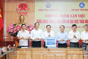 Đại học Thái Nguyên có nhiều chương trình hợp tác với tỉnh Lạng Sơn.