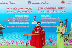 Việt Nam và Lào thúc đẩy giao lưu văn hóa. (Ảnh TTXVN)