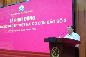 Bộ trưởng Khoa học và Công nghệ Huỳnh Thành Đạt phát biểu tại sự kiện.