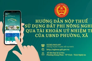 Hướng dẫn nộp thuế sử dụng đất phi nông nghiệp qua tài khoản ủy nhiệm chi của UBND phường, xã bằng điện thoại thông minh.