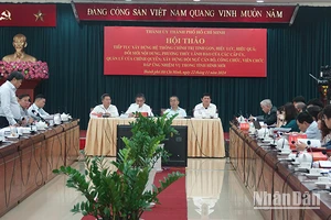 Quang cảnh buổi hội thảo.